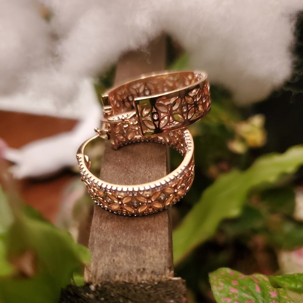 Flower hoop earnings